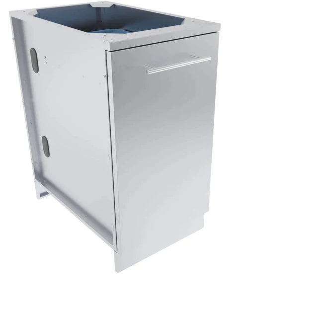 SUNSTONE 18" Trash Drawer Cabinet with Two Top Loading Bins