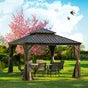 12 Ft. W x 12 Ft. D Aluminum Patio Gazebo