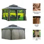 12 Ft. W x 12 Ft. D Aluminum Patio Gazebo