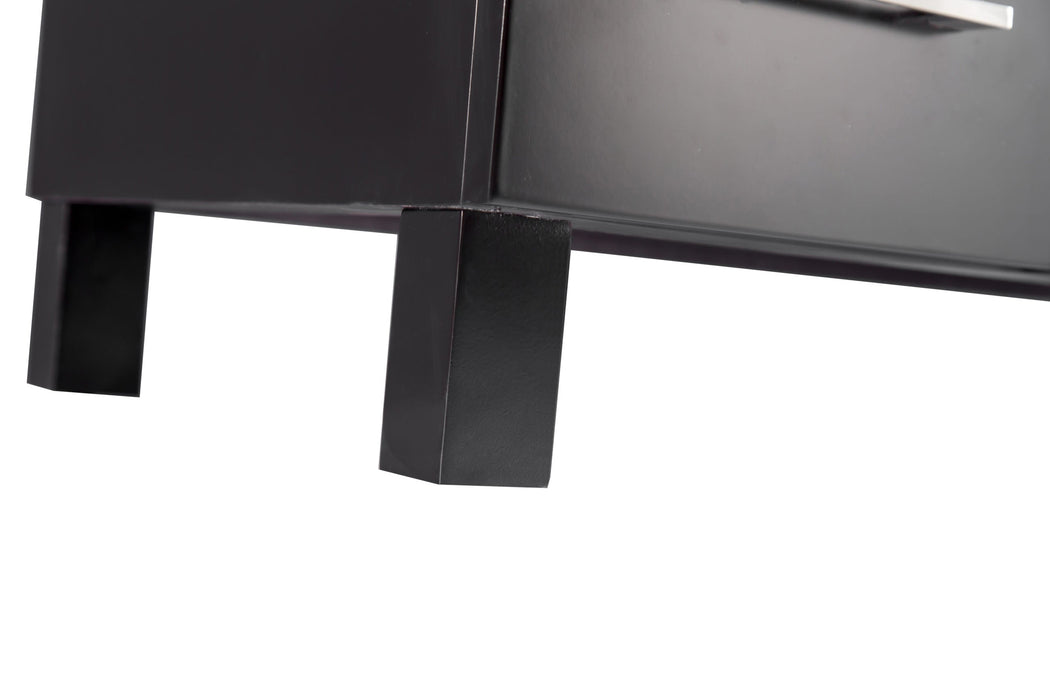 Laviva - Nova 48" Espresso Bathroom Vanity with White Ceramic Basin Countertop