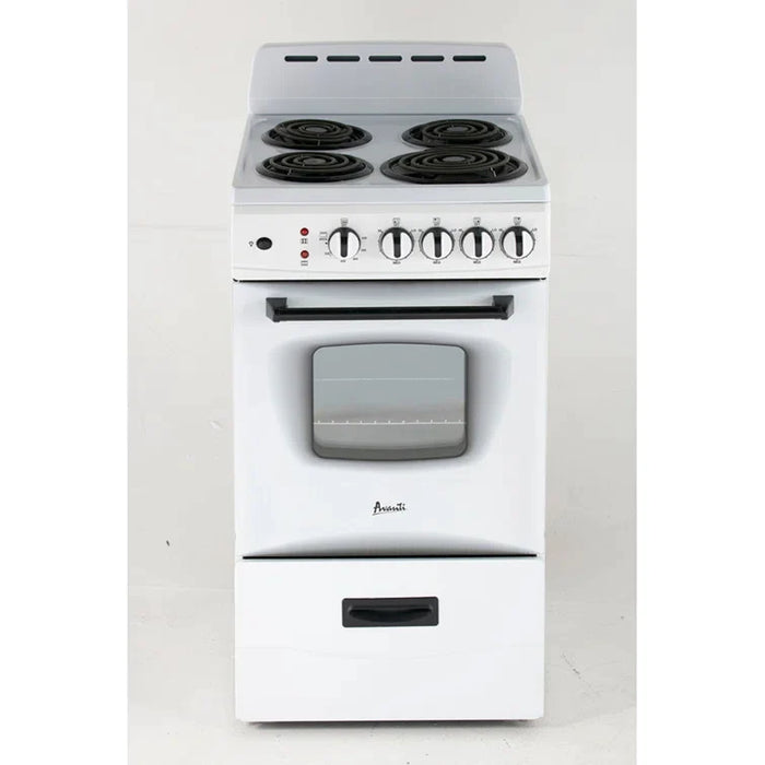 Avanti Products 20" 2.1 Cubic Feet Smart Electric Freestanding Range