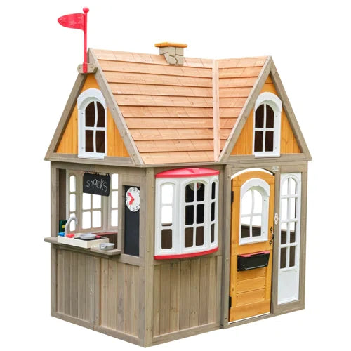 Greystone Cottage Wooden Outdoor Playhouse