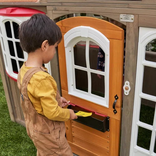 Greystone Cottage Wooden Outdoor Playhouse