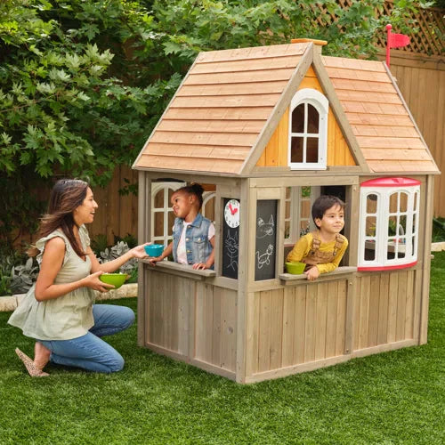 Greystone Cottage Wooden Outdoor Playhouse