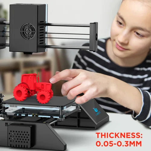 LABISTS Simple 3D Printer, Desktop 3D Printers,Printing Size 120x120x115mm, Fast Heating & Low Noise (Part number: LABISTS-SX1)